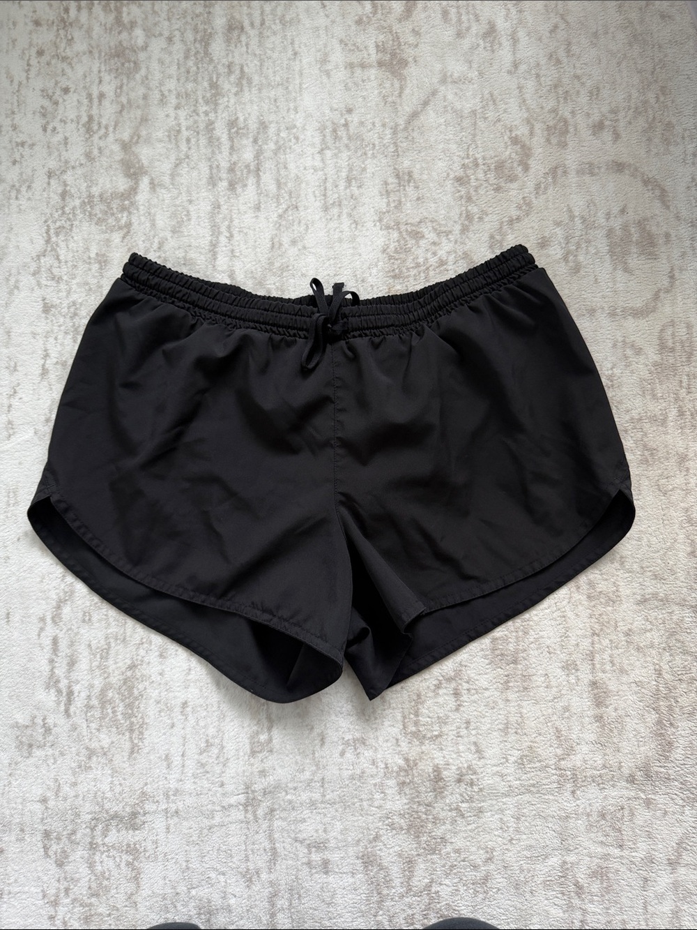 Old Navy Black Athletic Running Shorts with Drawstring